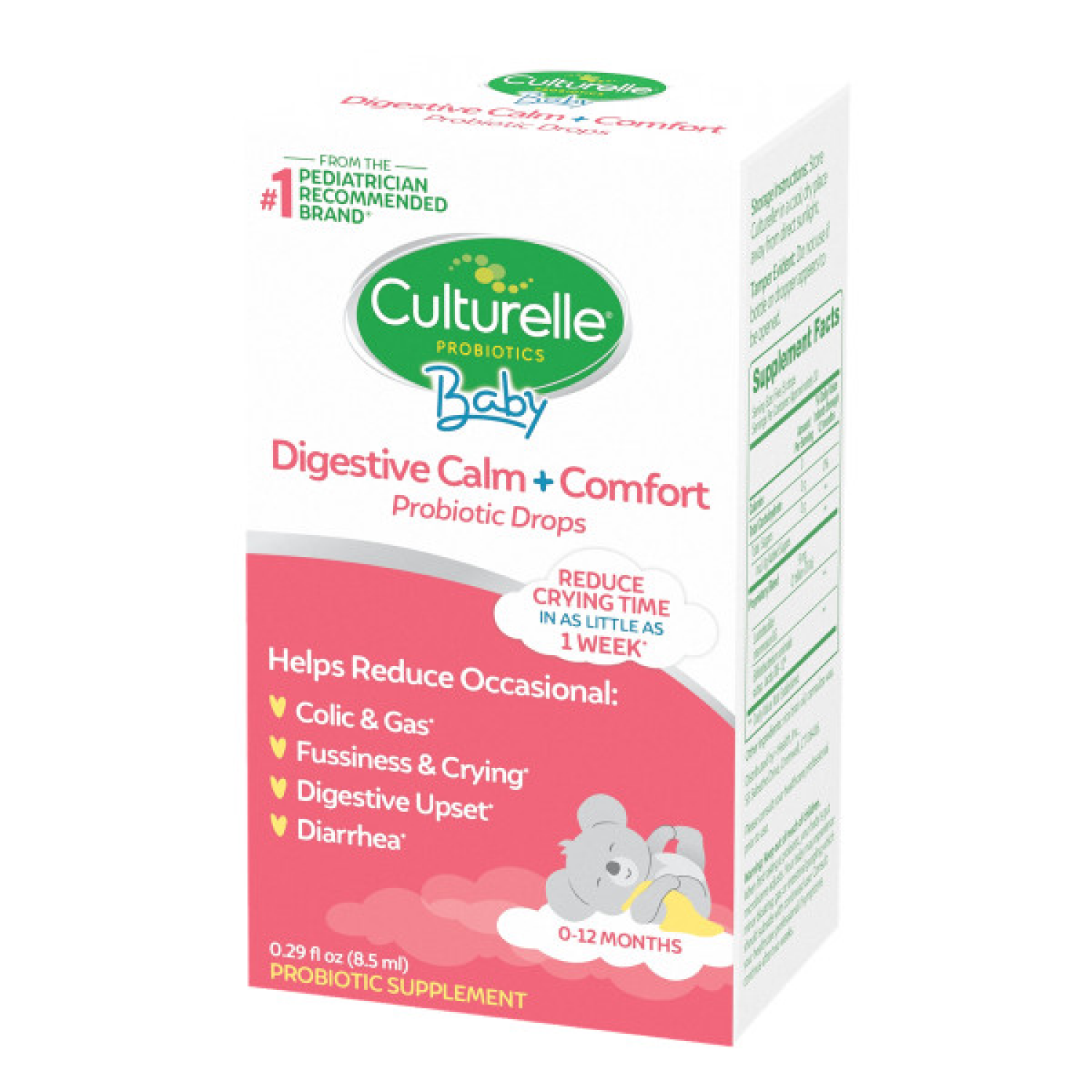 slide 4 of 8, Culturelle Baby Calm + Comfort Drops 0-12 Mo. 1ct, 0.29 fl oz