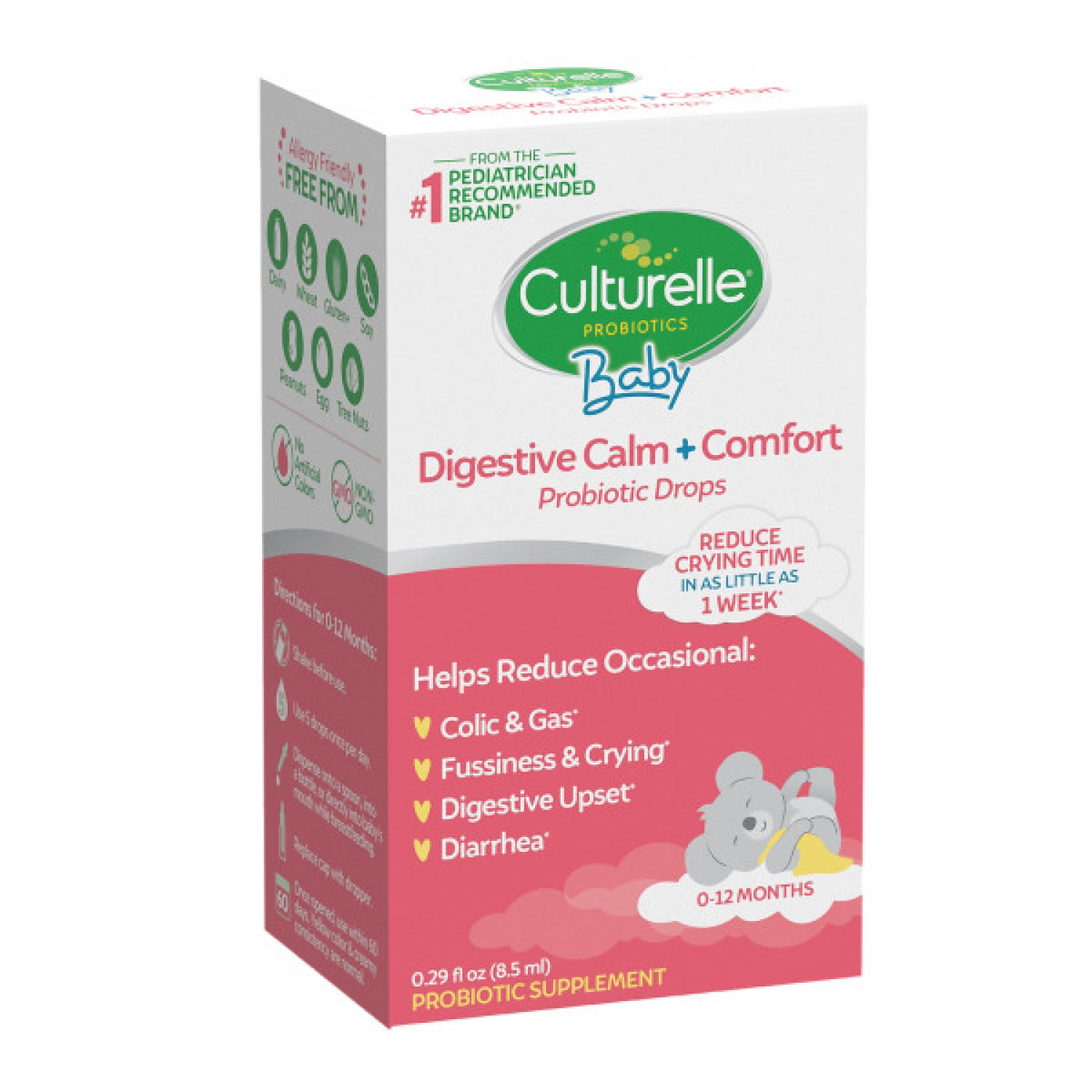 slide 5 of 8, Culturelle Baby Calm + Comfort Drops 0-12 Mo. 1ct, 0.29 fl oz