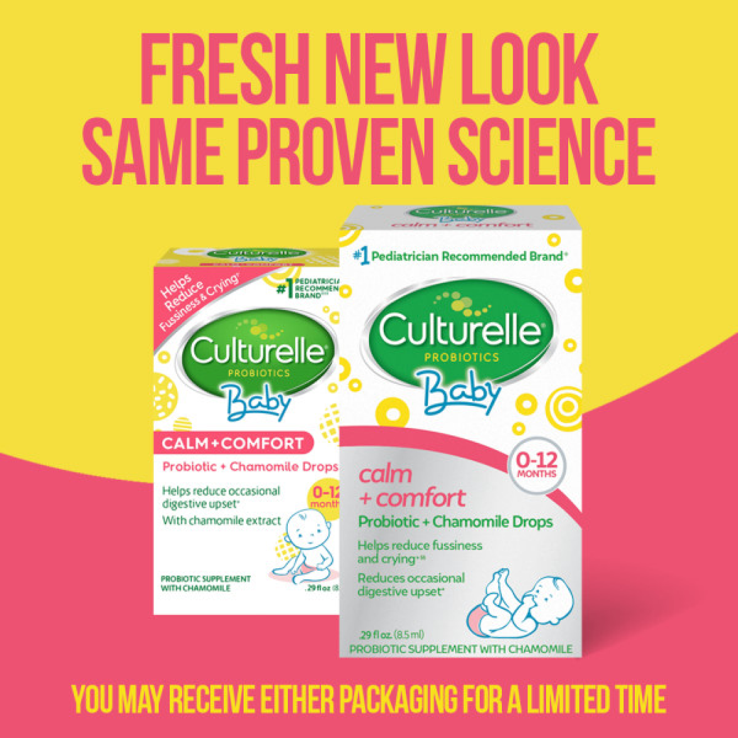 slide 8 of 8, Culturelle Baby Calm + Comfort Drops 0-12 Mo. 1ct, 0.29 fl oz