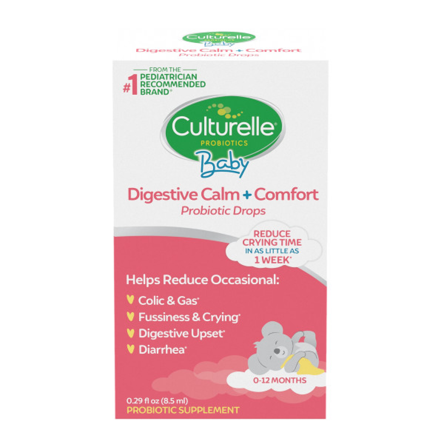 slide 1 of 8, Culturelle Baby Calm + Comfort Drops 0-12 Mo. 1ct, 0.29 fl oz