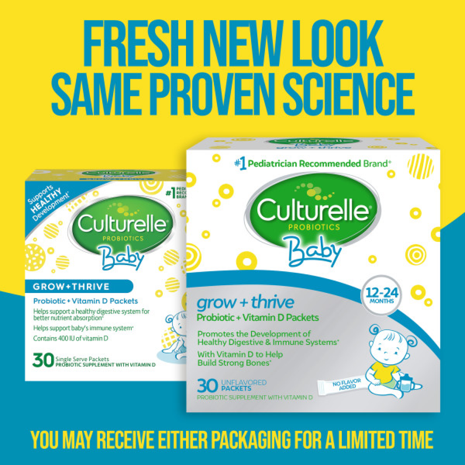 slide 8 of 8, Culturelle Baby 0-12 Months Grow + Thrive Probiotic + Vitamin D Drops 0.3 oz, 0.3 oz