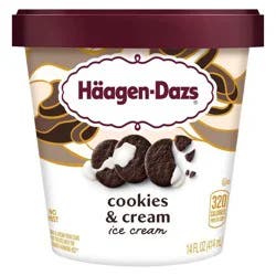 Häagen-Dazs Cookies & Cream Ice Cream 14 fl oz