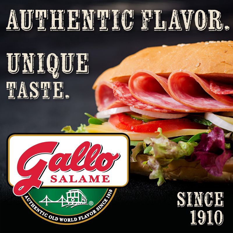 slide 6 of 6, Gallo Salame Gallo All Natural Italian Dry Uncured Salame - 6oz, 6 oz