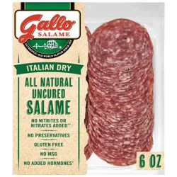 Gallo Salame Gallo All Natural Italian Dry Uncured Salame - 6oz