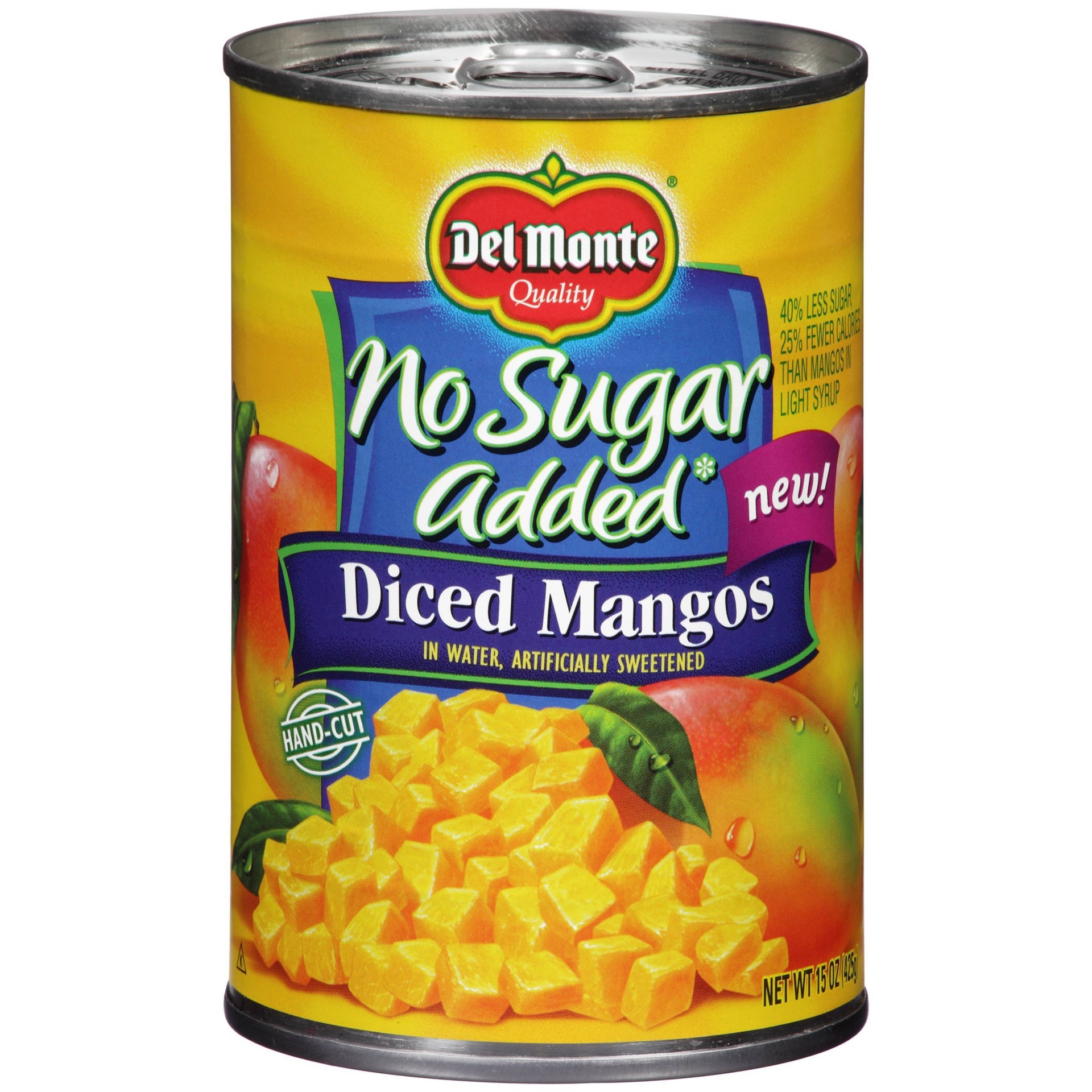 slide 1 of 6, Del Monte NSA Diced Mango, 15 oz