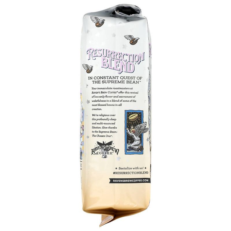 slide 3 of 5, Raven's Brew Coffee Raven's Brew Resurrection Blend Whole Bean Full City Medium Roast Coffee - 12oz, 12 oz