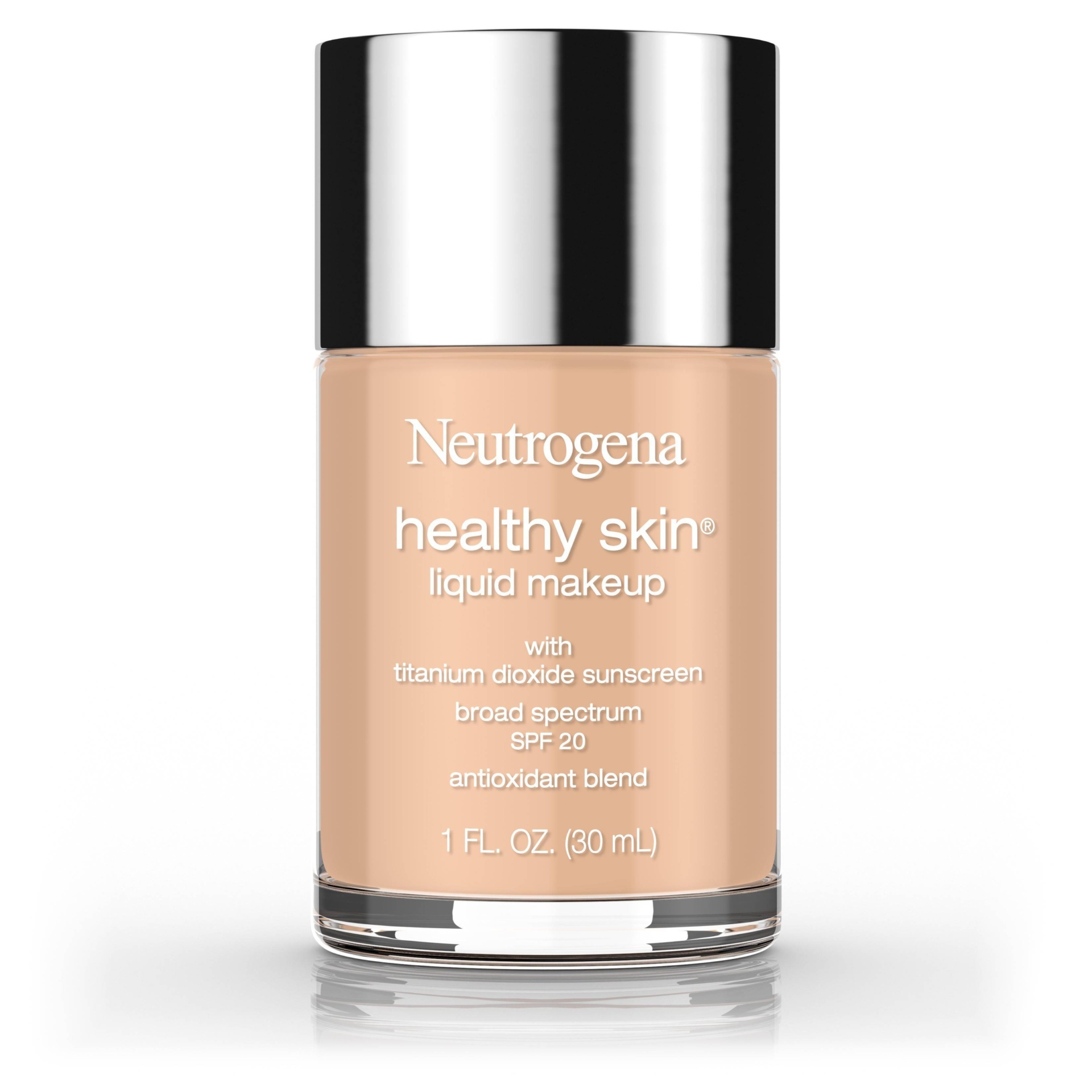 slide 1 of 8, Neutrogena Healthy Skin Liquid Makeup Broad Spectrum SPF 20 - 105 Caramel, 1 fl oz