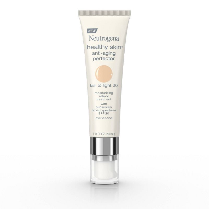 slide 1 of 7, Neutrogena Healthy Skin Anti-Aging Perfector with Retinol & Broad Spectrum SPF 20 Sunscreen - 20 Fair to Light, 1 ct