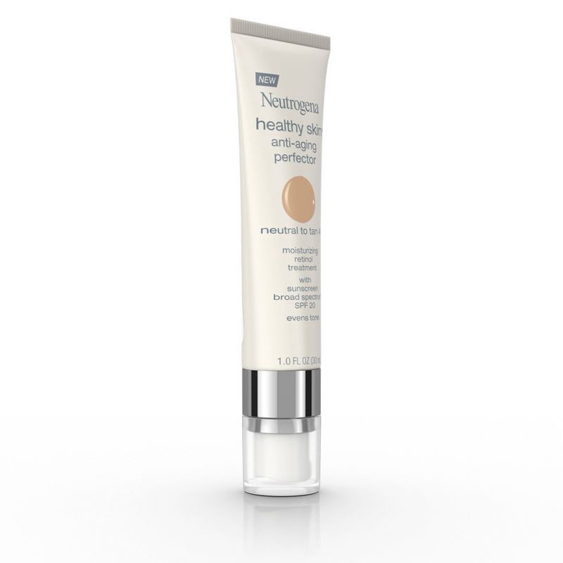 slide 3 of 6, Neutrogena Healthy Skin Anti-Aging Perfector with Retinol & Broad Spectrum SPF 20 Sunscreen - 40 Neutral to Tan, 1 ct