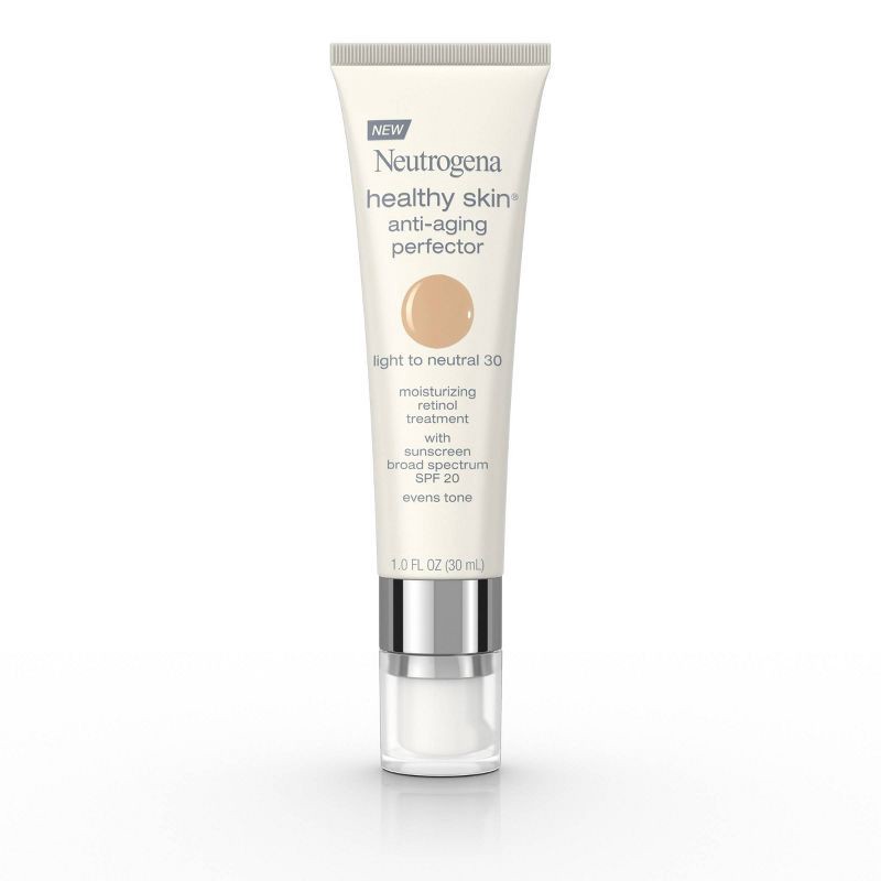 slide 1 of 6, Neutrogena Healthy Skin Anti-Aging Perfector with Retinol & Broad Spectrum SPF 20 Sunscreen - 30 Light to Neutral, 1 ct