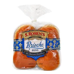 S. Rosen's Deli Style Brioche Buns - 21oz/8ct