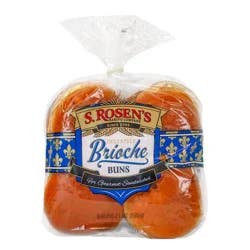 S. Rosen's Deli Style Brioche Buns - 21oz/8ct
