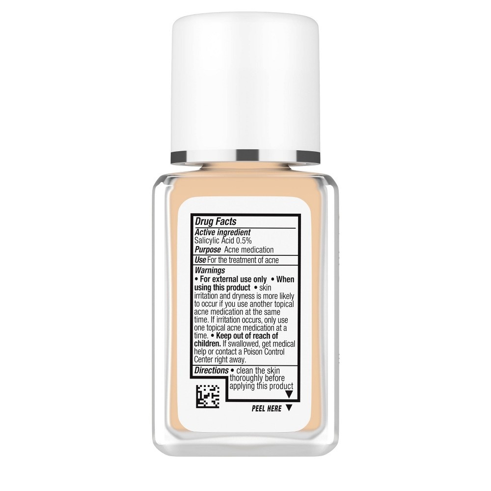 slide 8 of 8, Neutrogena Skin Clearing Oil-Free Liquid Foundation with Salicylic Acid - 85 Honey - 1 fl oz, 1 fl oz