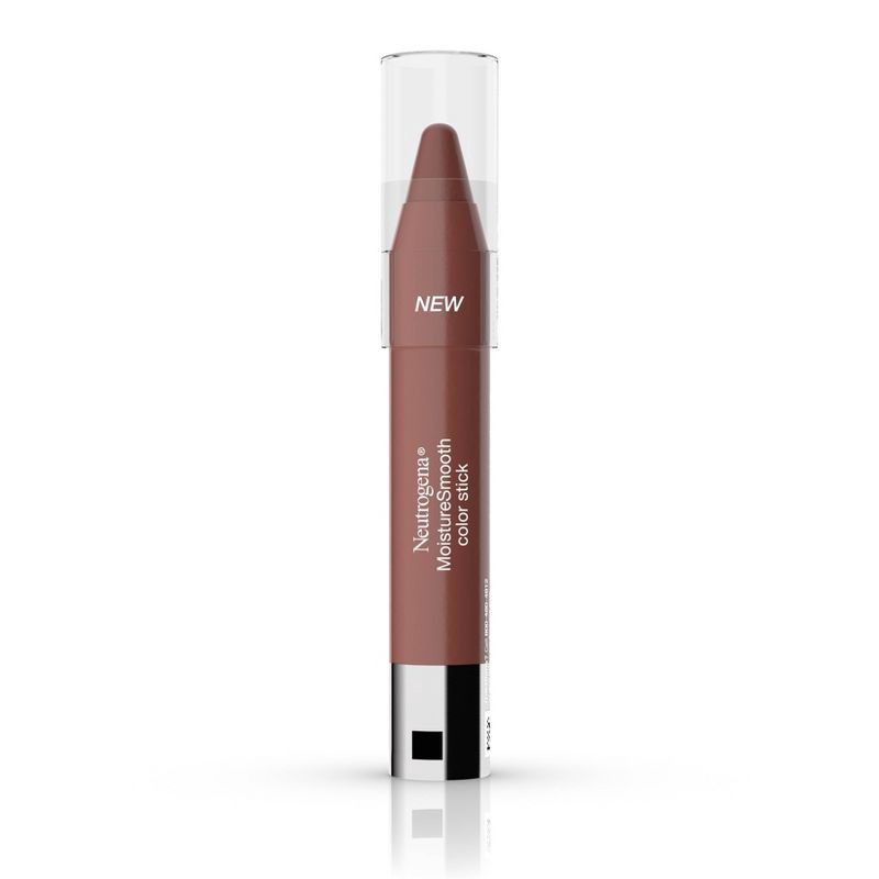 slide 1 of 1, Neutrogena MoistureSmooth Color Stick for Lips, Moisturizing & Conditioning Lipstick with a Balm-Like Formula - 110 Almond Nude - 0.11oz, 0.11 oz