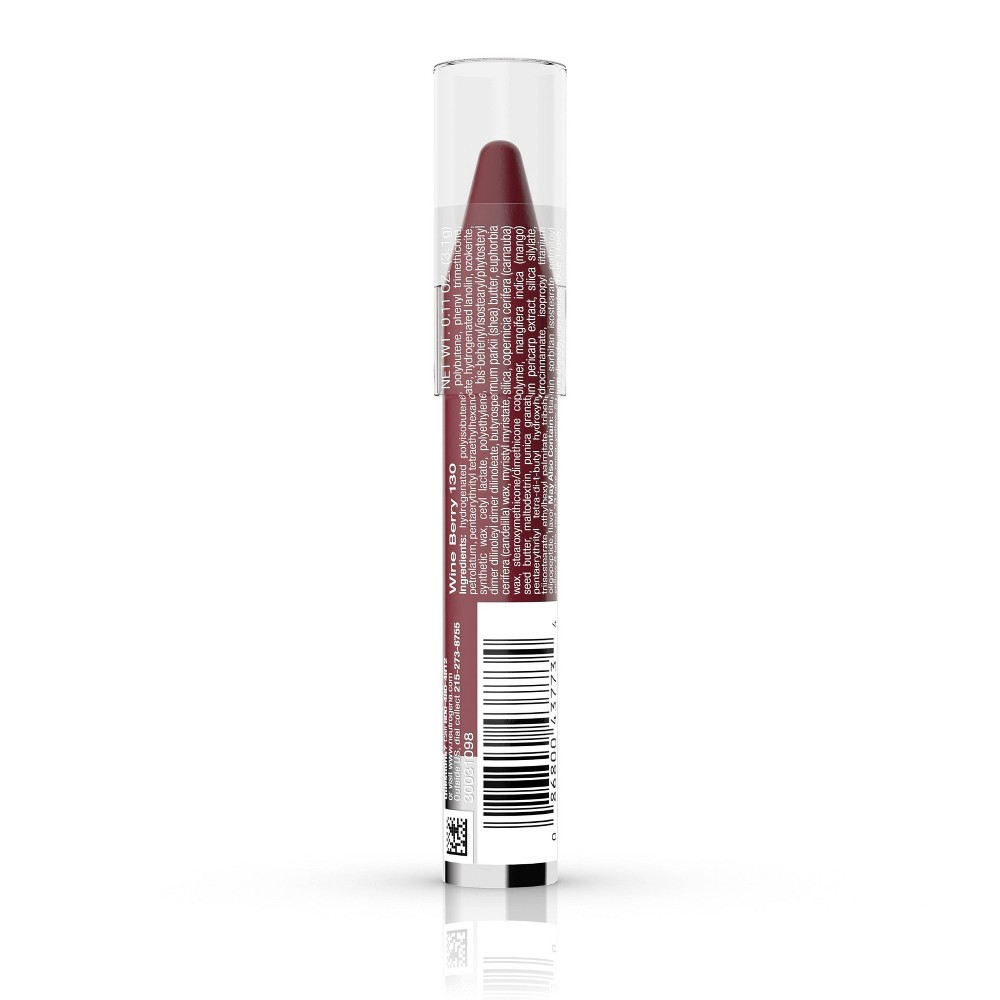 slide 7 of 8, Neutrogena Moisture Smooth Color Stick - 130 Wine Berry - 0.11oz, 0.11 oz