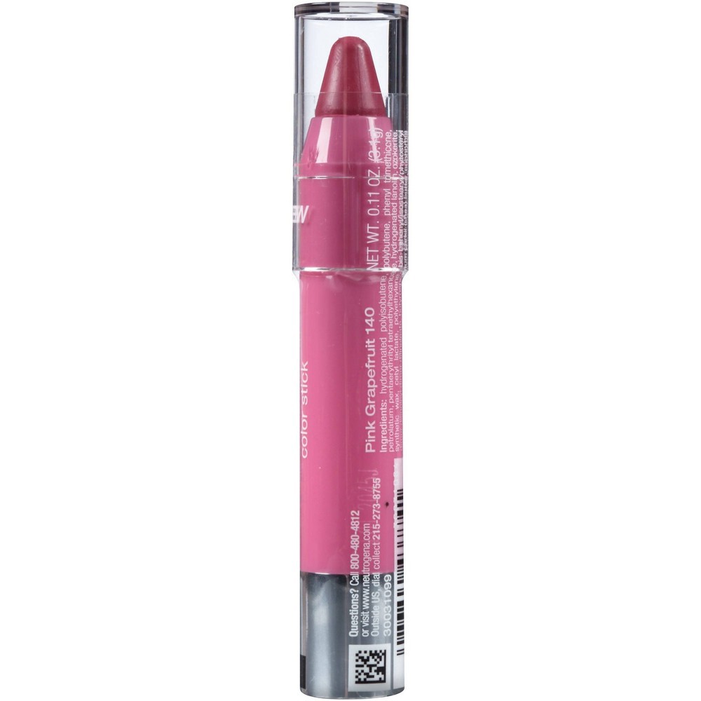 slide 3 of 3, Neutrogena Moisture Smooth Color Stick - 140 Pink Grapefruit - 0.11oz, 0.11 oz