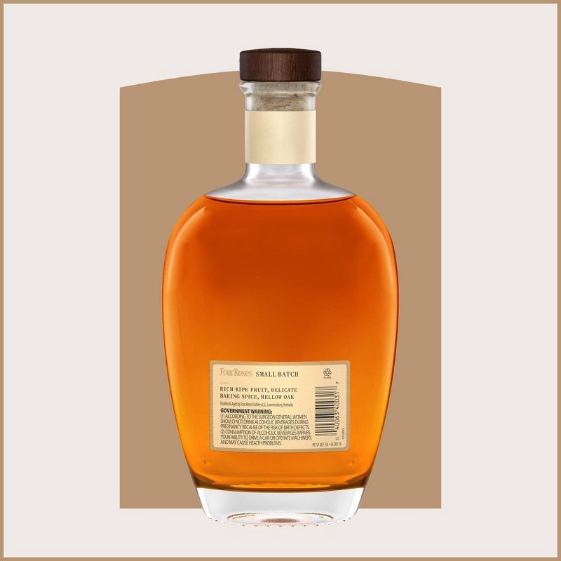 slide 2 of 3, Four Roses Small Batch Bourbon Whiskey - 750ml Bottle, 750 ml