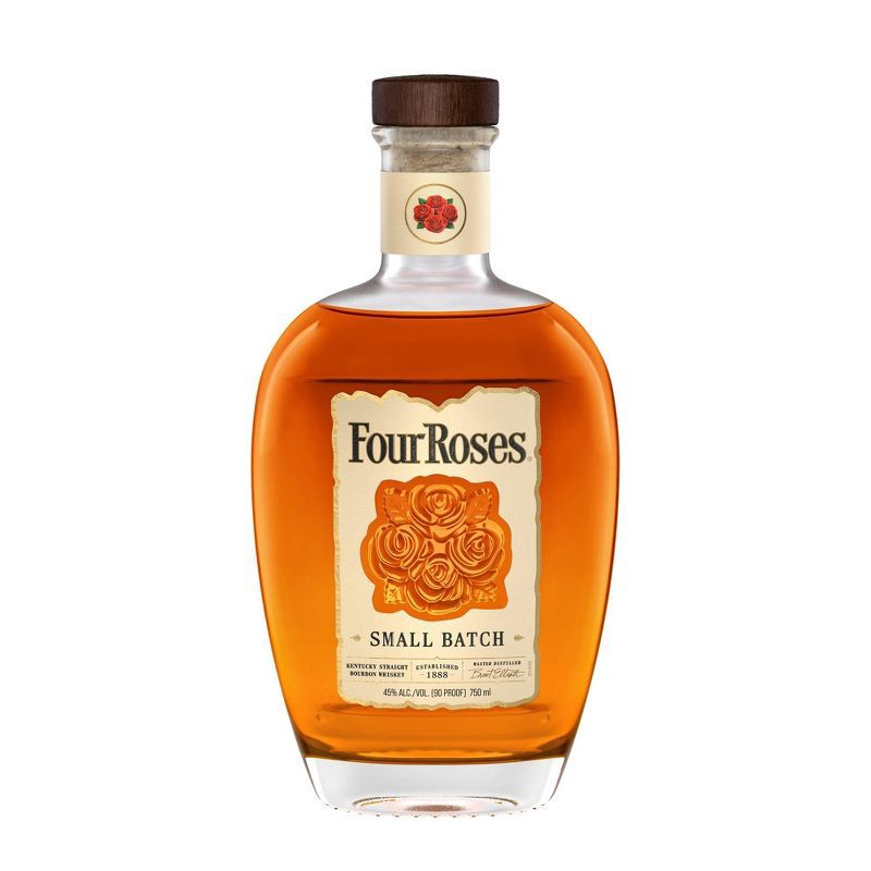 slide 1 of 3, Four Roses Small Batch Bourbon Whiskey - 750ml Bottle, 750 ml