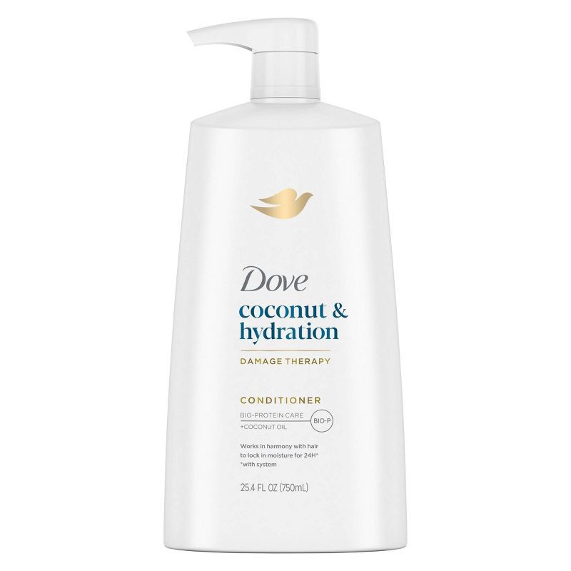 slide 2 of 8, Dove Beauty Coconut & Hydration Conditioner - 25.4 fl oz, 25.4 fl oz