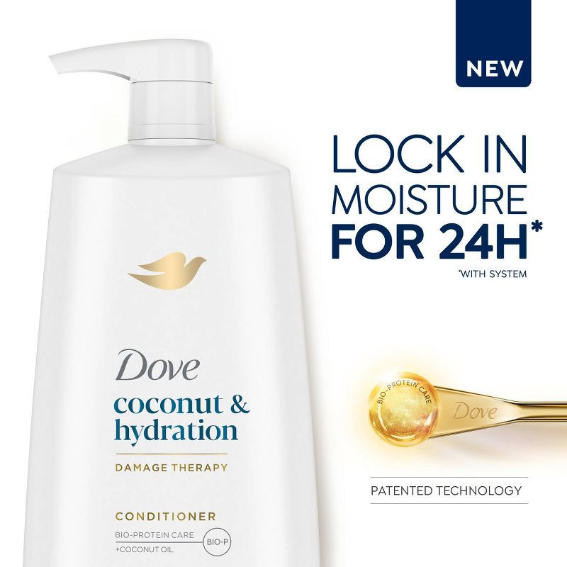 slide 6 of 8, Dove Beauty Coconut & Hydration Conditioner - 25.4 fl oz, 25.4 fl oz