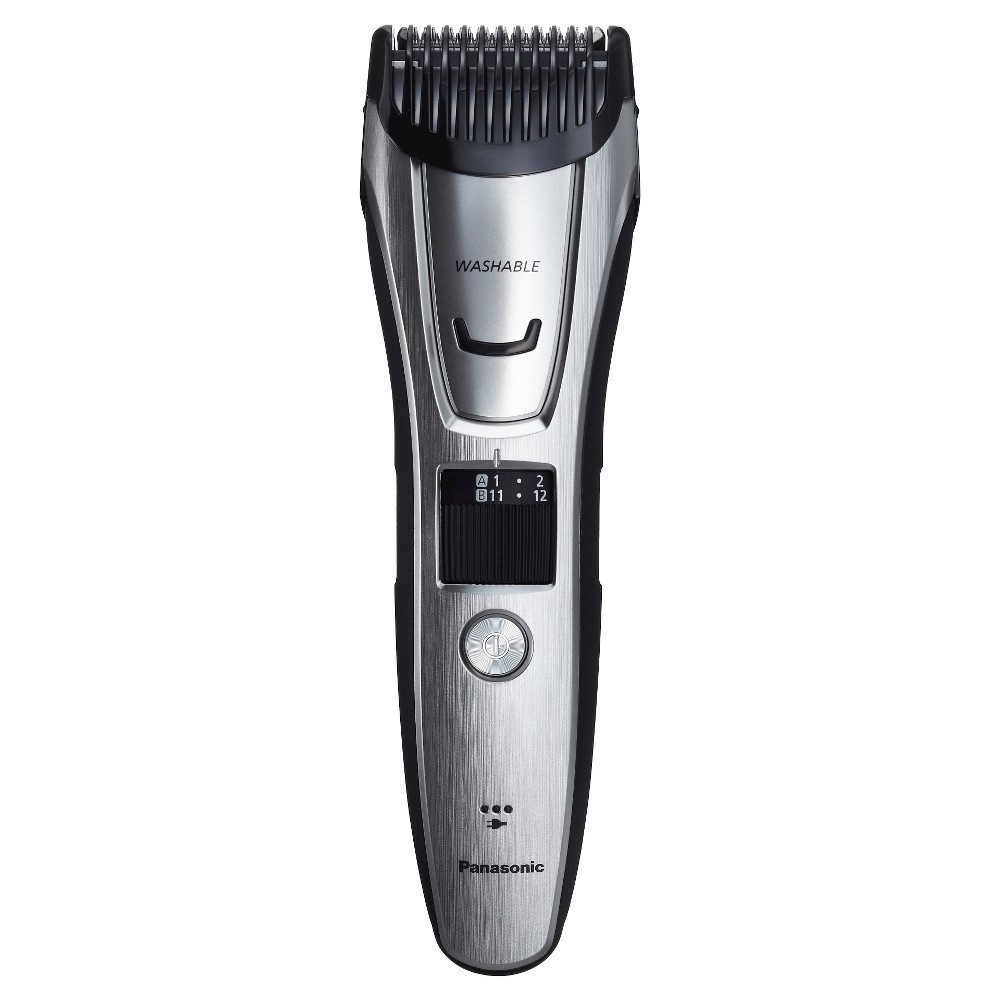 slide 3 of 12, Panasonic Men's All-in-One Rechargeable Facial Beard Trimmer and Total Body Hair Groomer - ES-GB80-S, 1 ct