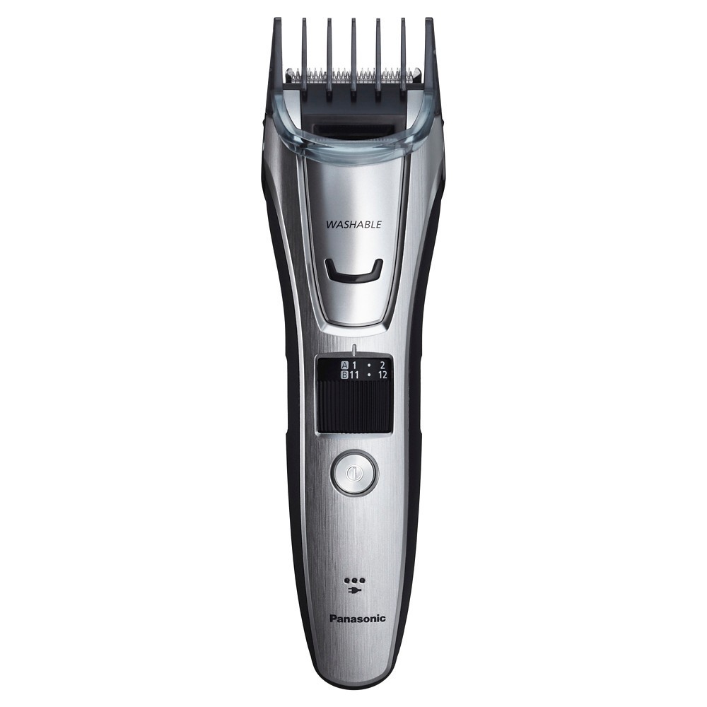 slide 11 of 12, Panasonic Men's All-in-One Rechargeable Facial Beard Trimmer and Total Body Hair Groomer - ES-GB80-S, 1 ct