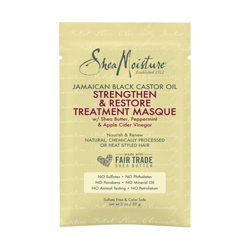 slide 2 of 5, SheaMoisture Jamaican Black Castor Oil Strengthen & Restore Hair Mask - 2oz, 2 oz