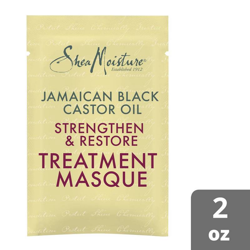 slide 1 of 5, SheaMoisture Jamaican Black Castor Oil Strengthen & Restore Hair Mask - 2oz, 2 oz