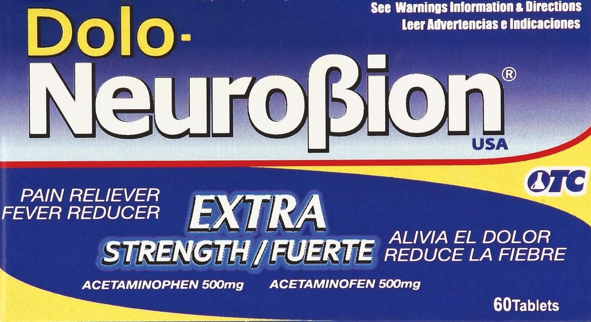 slide 5 of 5, NeuroBion Pain Reliever/Fever Reducer 60 ea, 1 ct