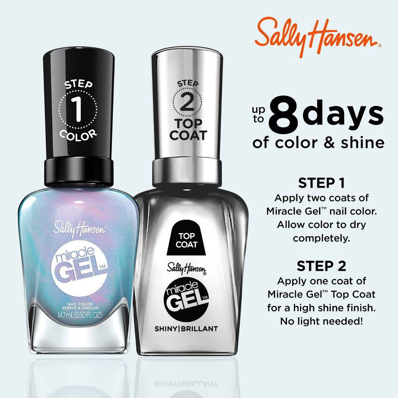 slide 5 of 9, Sally Hansen Miracle Gel Nail Color - 669 Let's Get Digital - 0.5 fl oz, 0.5 fl oz