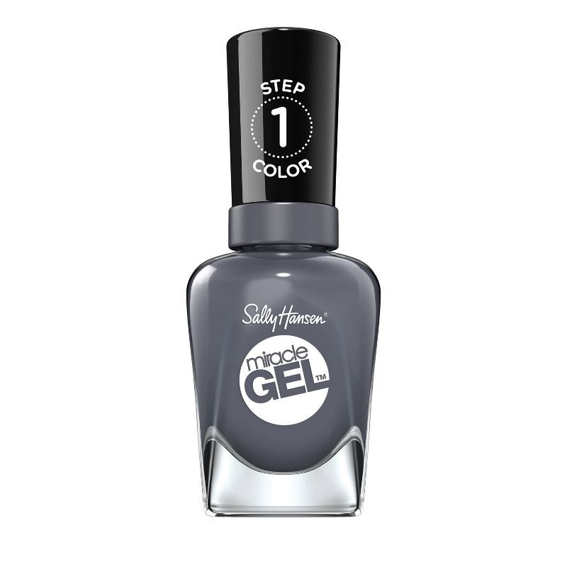 slide 1 of 4, Sally Hansen Miracle Gel Nail Polish - 809/285 Slate-R Girl - 0.5 fl oz, 0.5 fl oz