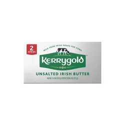 Kerrygold Irish Grass-Fed Unsalted Butter Sticks - 8oz/2ct