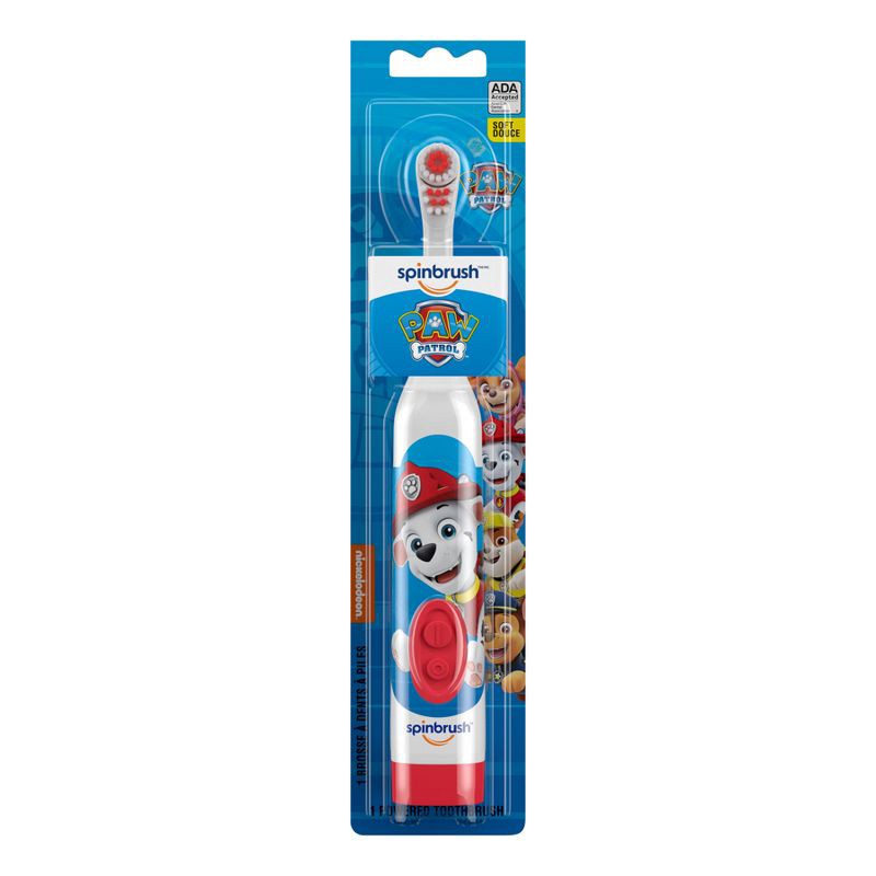 slide 13 of 16, Spinbrush Paw Patrol Kids Battery Electric Toothbrush, 1 ct