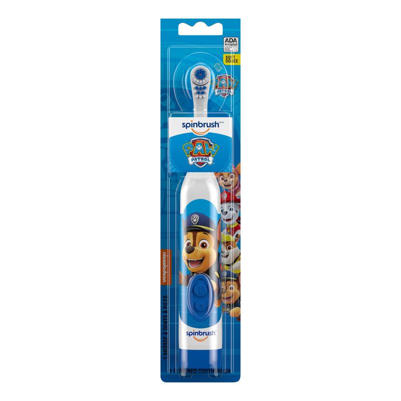 slide 15 of 16, Spinbrush Paw Patrol Kids Battery Electric Toothbrush, 1 ct