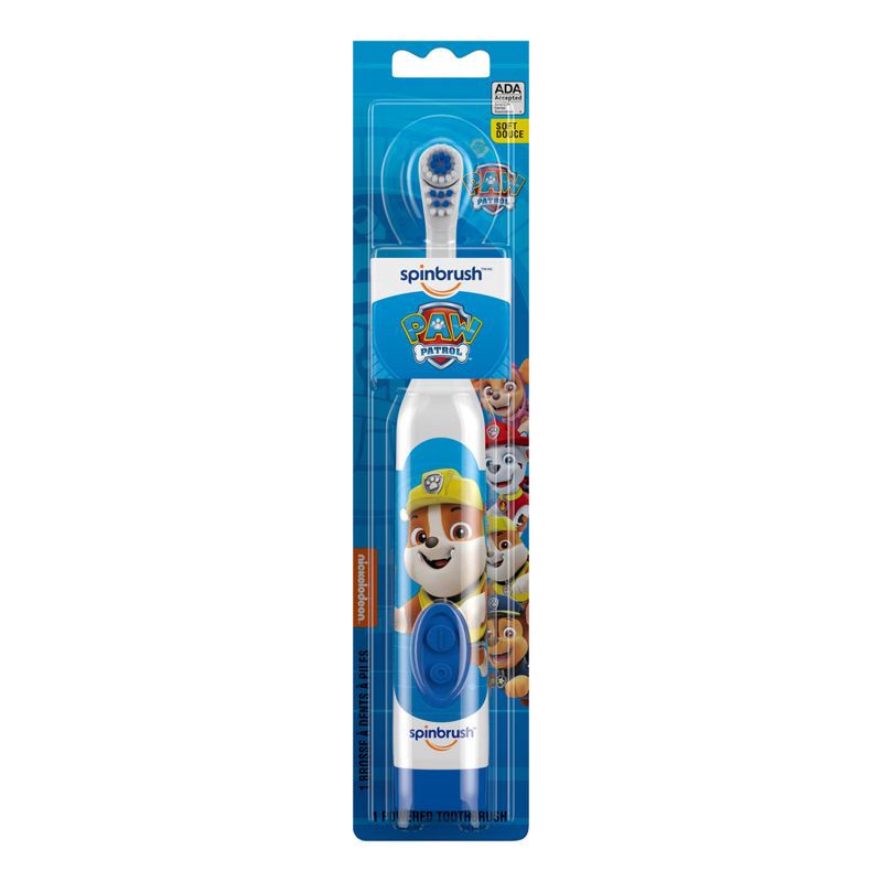 slide 16 of 16, Spinbrush Paw Patrol Kids Battery Electric Toothbrush, 1 ct