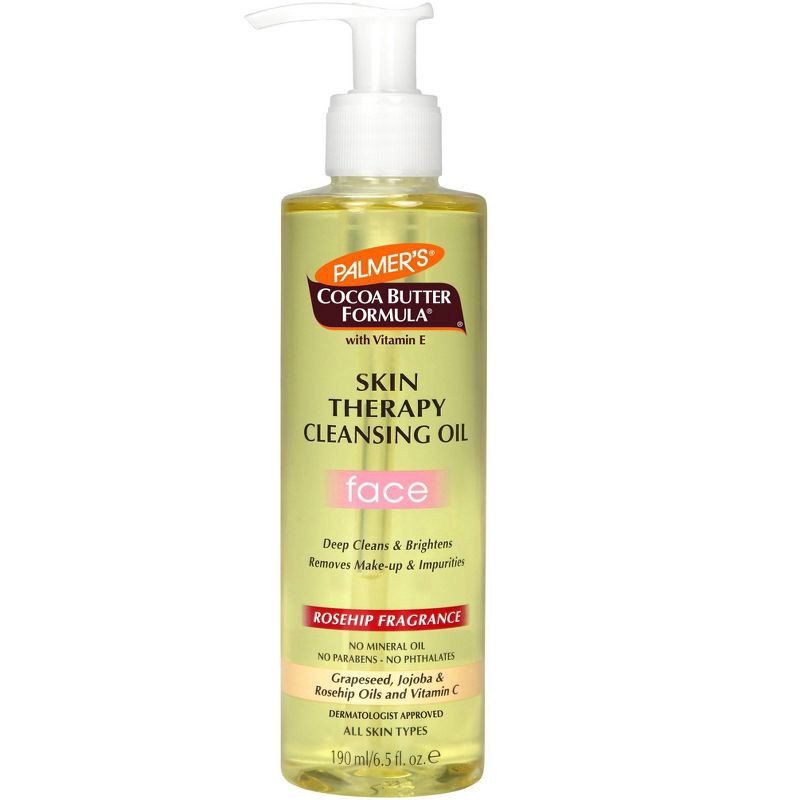 slide 1 of 3, Palmer's Palmers Skin Therapy Cleansing Face Oil - Cocoa butter & Rose - 6.5 fl oz, 6.5 fl oz