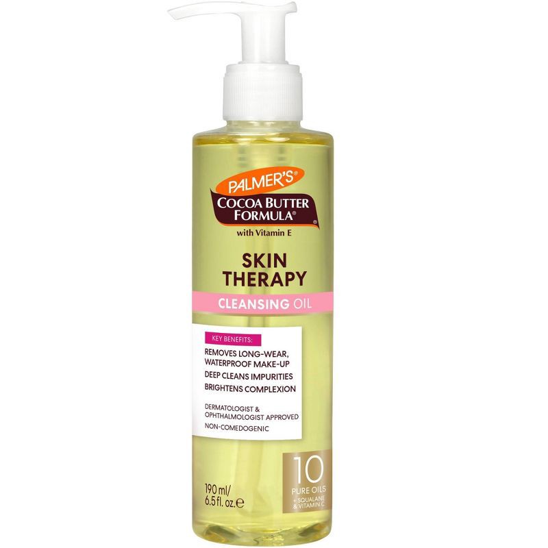 slide 1 of 9, Palmer's Palmers Skin Therapy Cleansing Face Oil - Cocoa butter & Rose - 6.5 fl oz, 6.5 fl oz