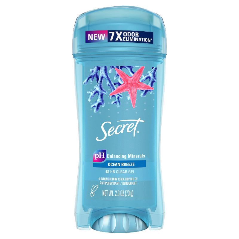 slide 2 of 11, Secret Fresh Antiperspirant & Deodorant Clear Gel Chill Ocean - 2.6oz, 2.6 oz