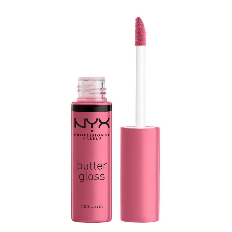 slide 1 of 8, NYX Professional Makeup Butter Lip Gloss - 15 Angel Food Cake - 0.27 fl oz, 0.27 fl oz