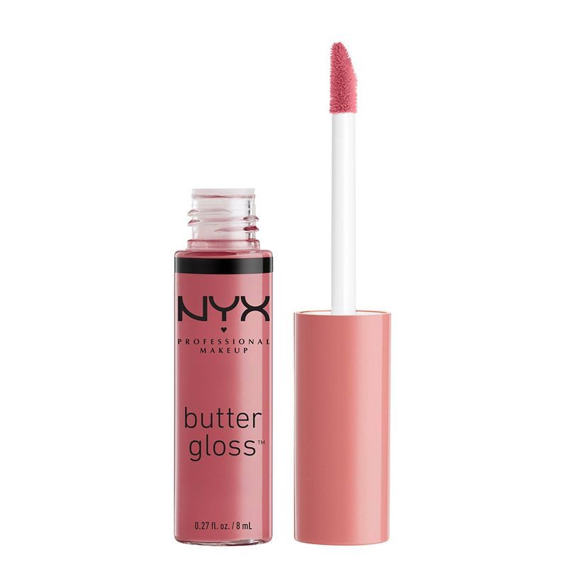 slide 1 of 8, NYX Professional Makeup Butter Lip Gloss - 15 Angel Food Cake - 0.27 fl oz, 0.27 fl oz