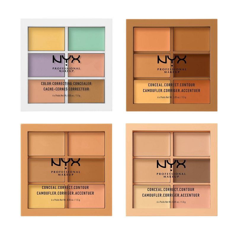 slide 4 of 4, NYX Professional Makeup Color Correcting Palette - Medium - 0.3oz, 0.3 oz