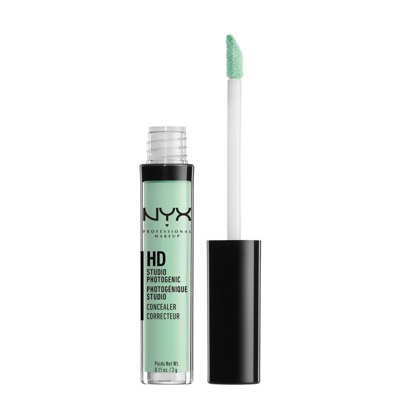 slide 1 of 4, NYX Professional Makeup HD Photogenic Undereye Concealer Wand - Medium Coverage - Green - 0.11oz, 0.11 oz