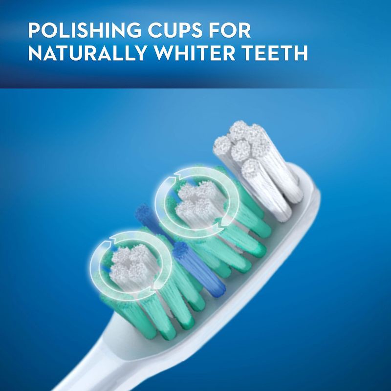 slide 3 of 9, Oral-B 3D White Vivid Manual Toothbrush, Medium Bristles - 1ct, 1 ct