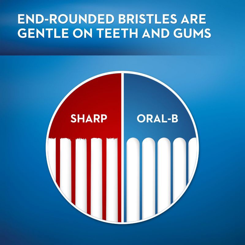 slide 6 of 9, Oral-B 3D White Vivid Manual Toothbrush, Medium Bristles - 1ct, 1 ct