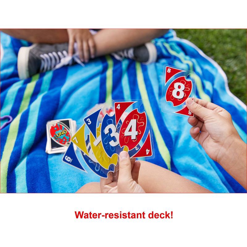 slide 3 of 6, UNO Splash Card Game, 1 ct