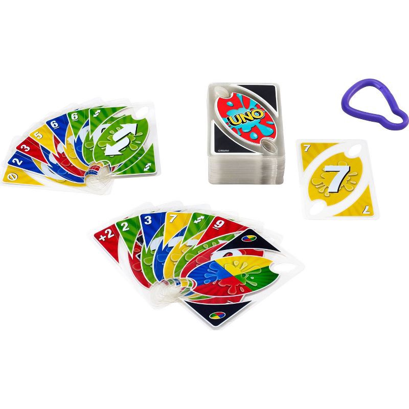 slide 5 of 6, UNO Splash Card Game, 1 ct