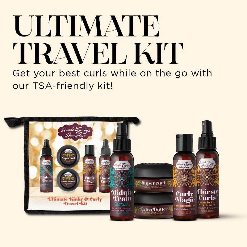 slide 6 of 6, Uncle Funky's Daughter Ultimate Travel Kit - 10 fl oz/5pc, 10 fl oz, 5 ct