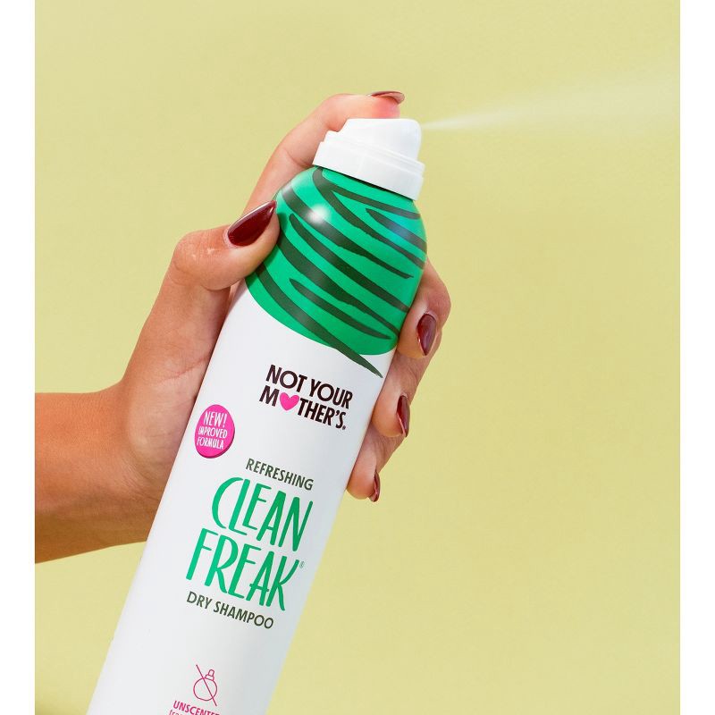 slide 4 of 8, Not Your Mother's Clean Freak Unscented Refreshing Dry Shampoo - 7oz, 7 oz