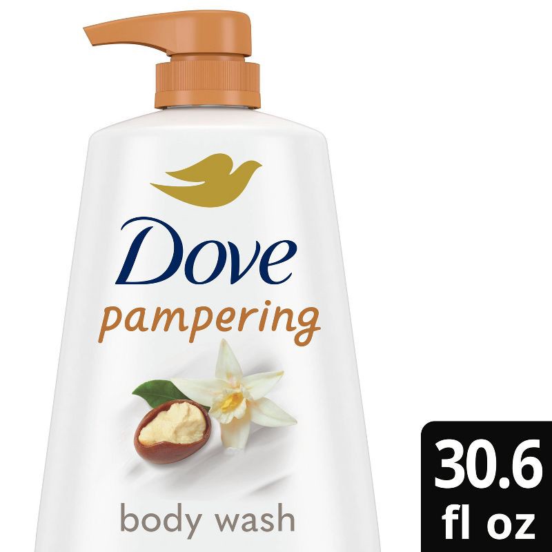 slide 1 of 11, Dove Beauty Pampering Body Wash Pump - Shea Butter & Vanilla - 30.6 fl oz, 30.6 fl oz