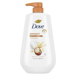 Dove Beauty Dove Pamper Body Wash Pump - Shea Butter & Vanilla 24hr Lotion-Soft Skin - 30.6 fl oz